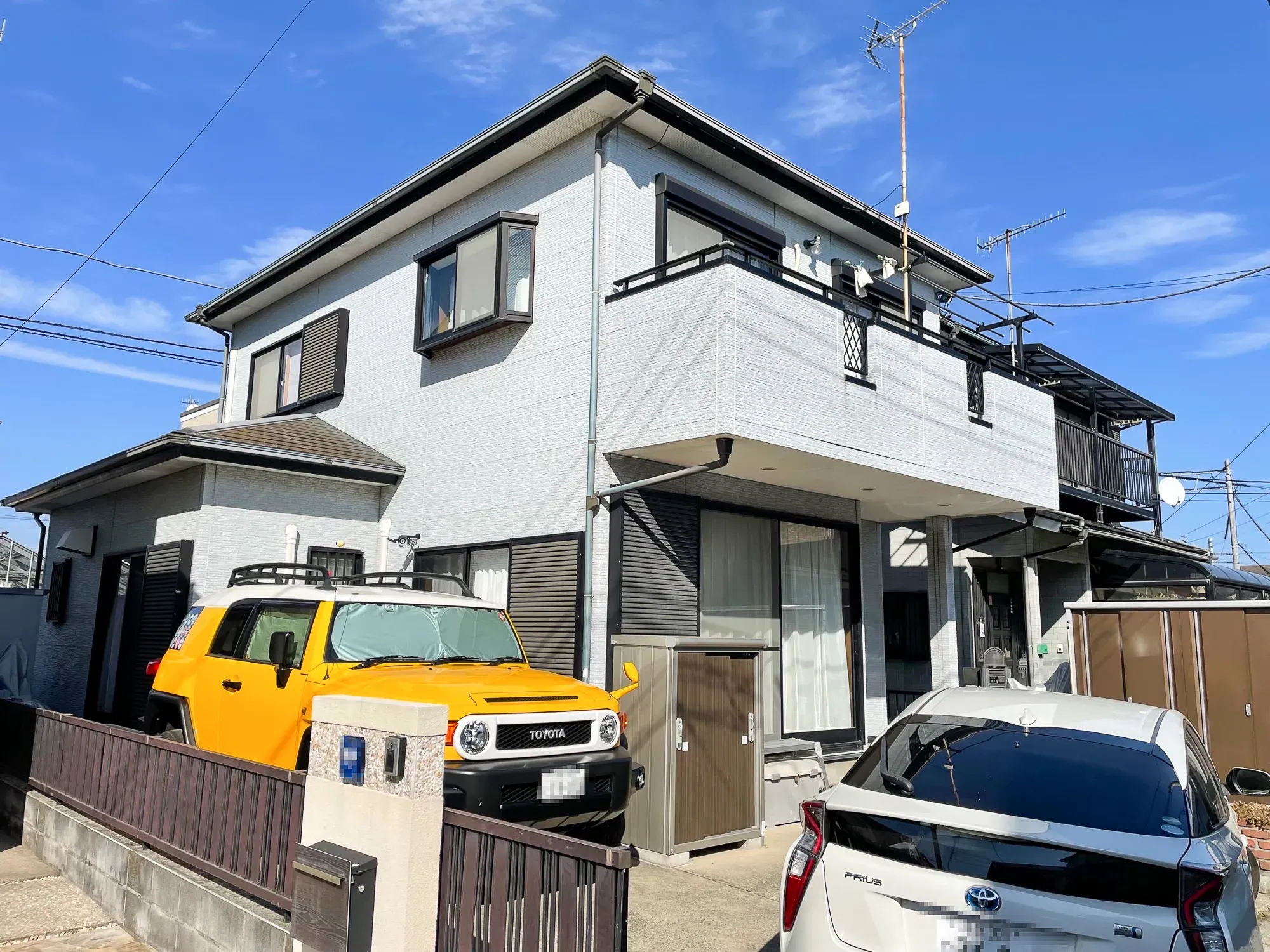 外壁塗装工事を行いました