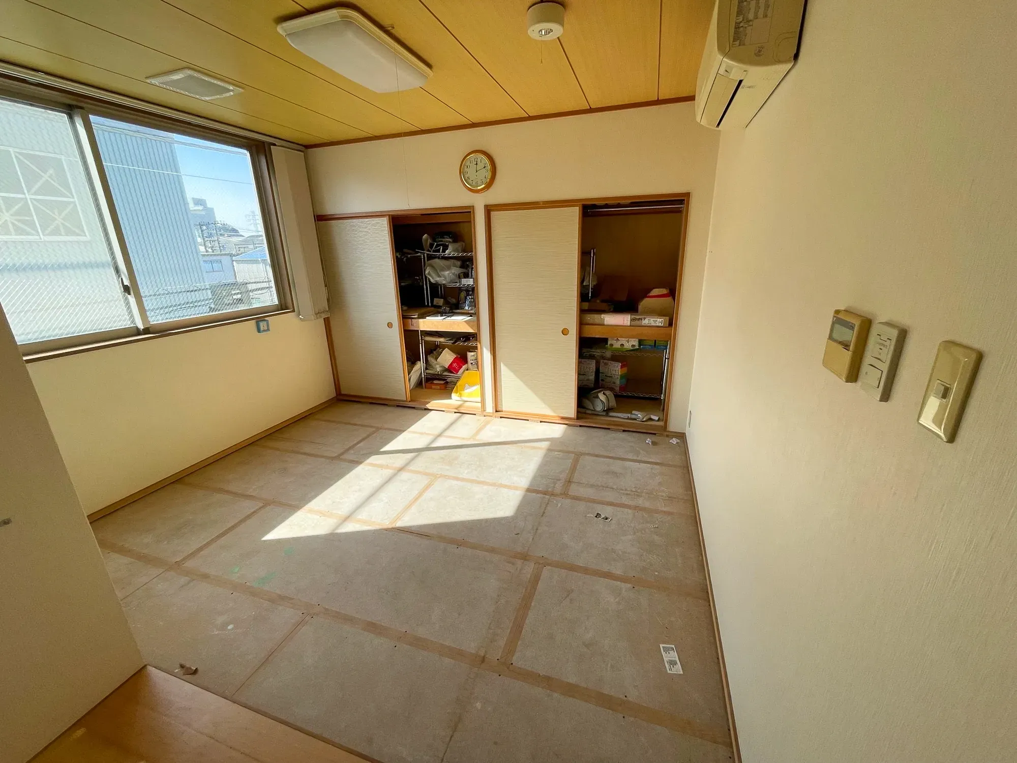 会社の休憩室の有効スペースを広く、快適にしました