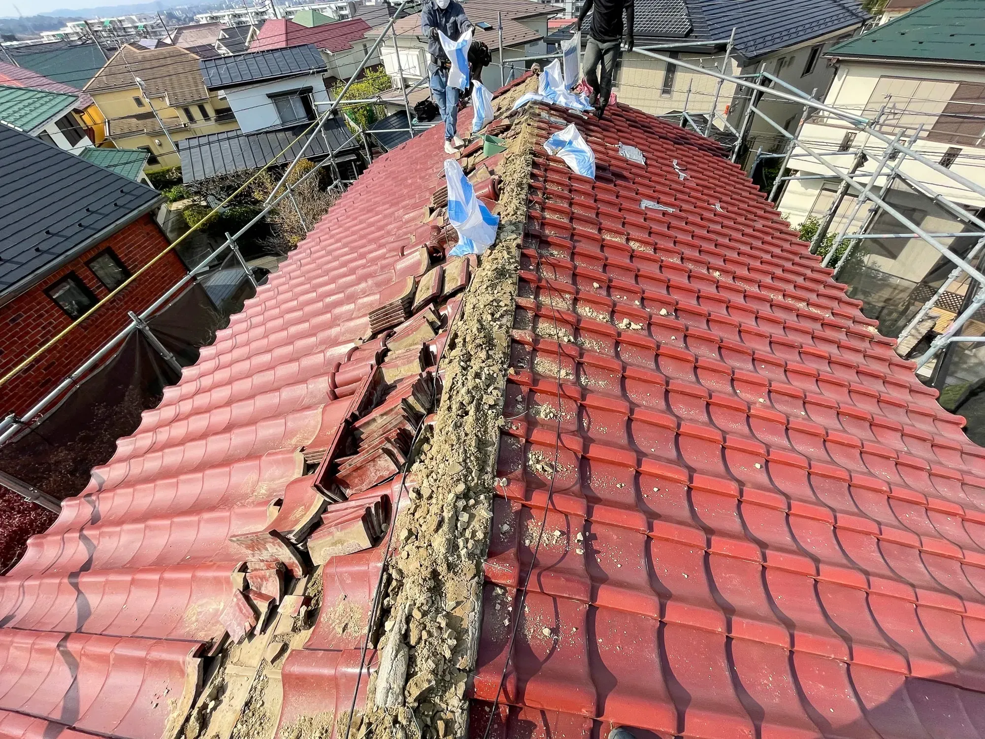 屋根の葺替え工事
