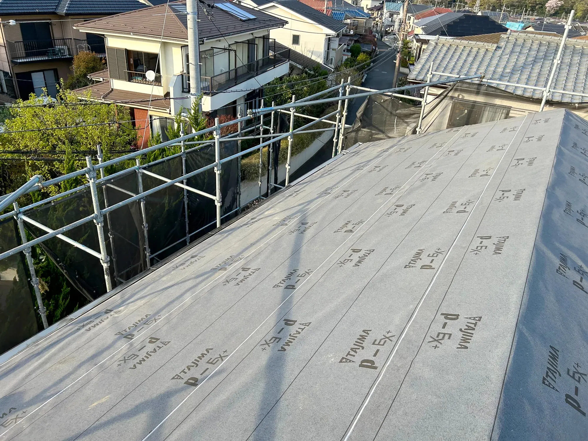 屋根の葺替え工事