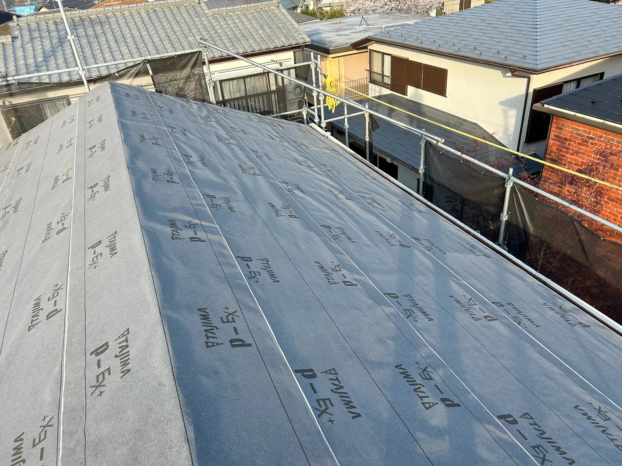 屋根の葺替え工事