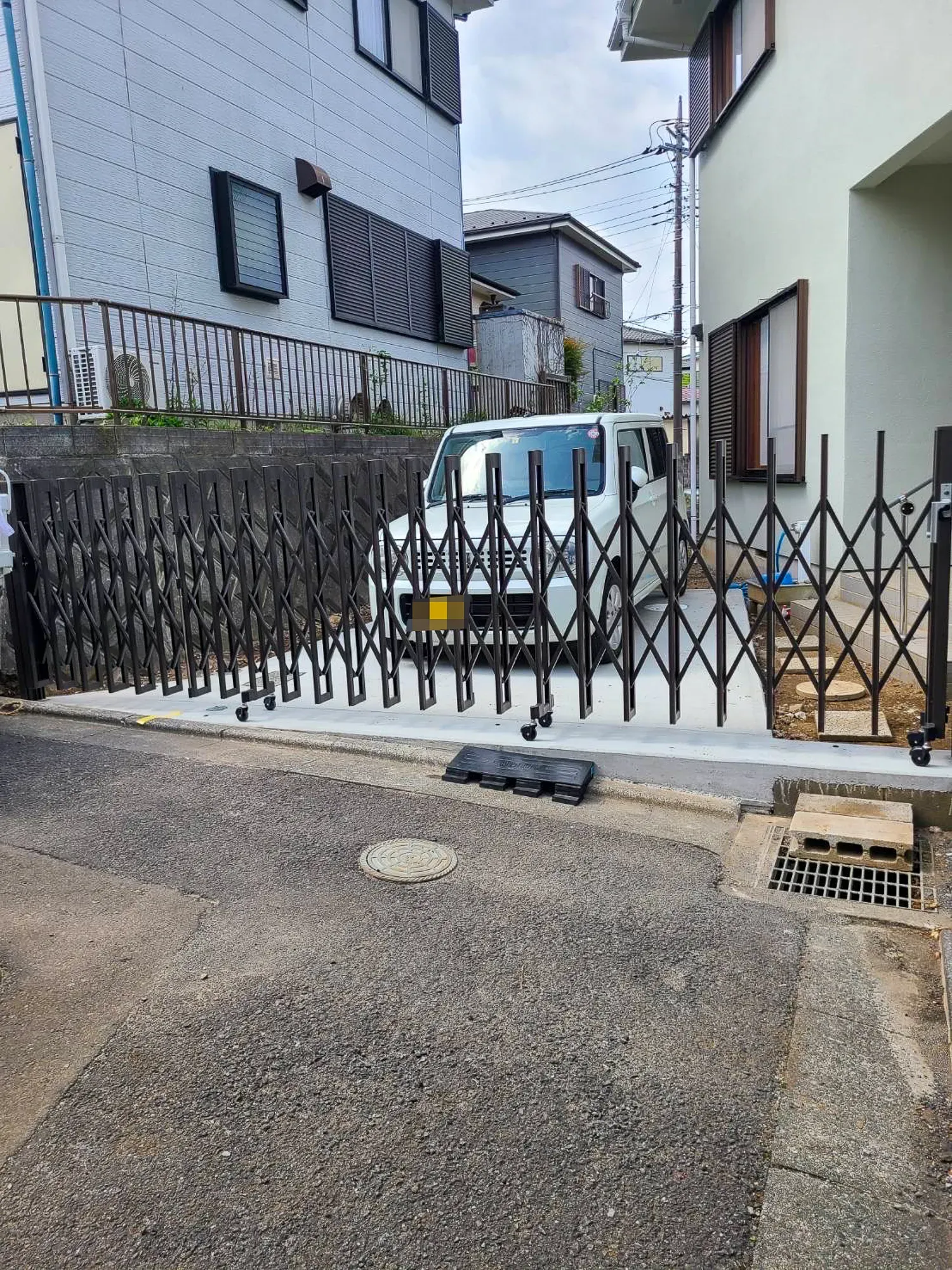 伸縮門扉工事