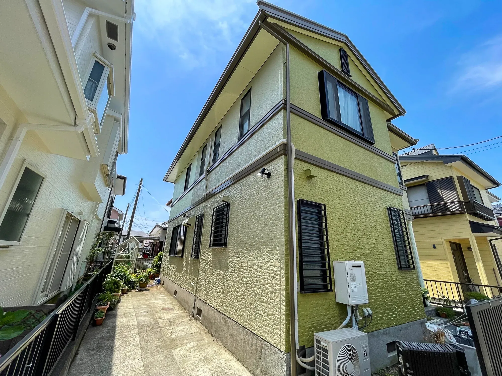 平塚市にて外壁塗装工事