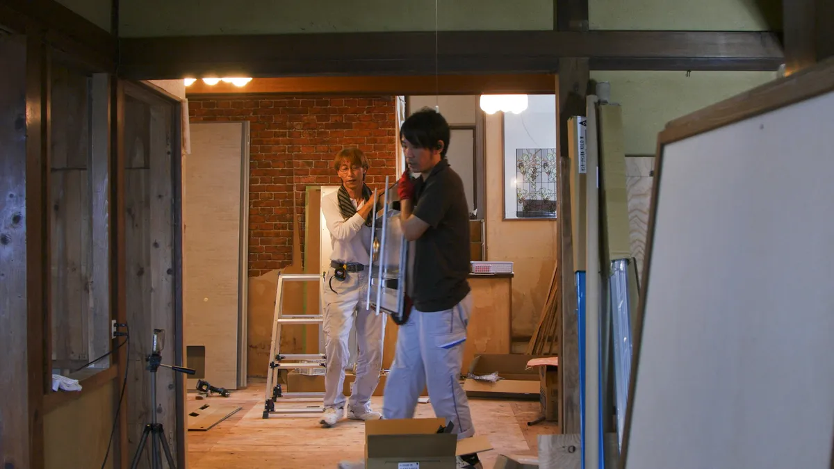 お風呂場作業の様子 - P1110186.jpg