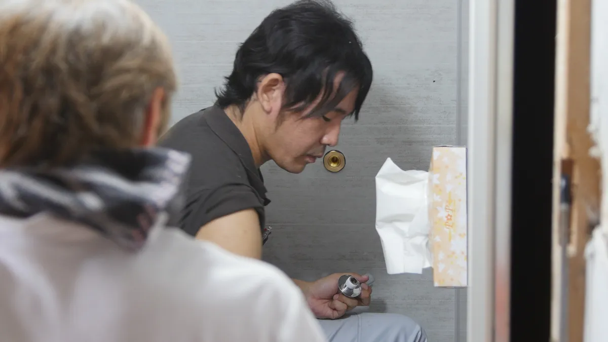 お風呂場作業の様子 - P1110261.jpg