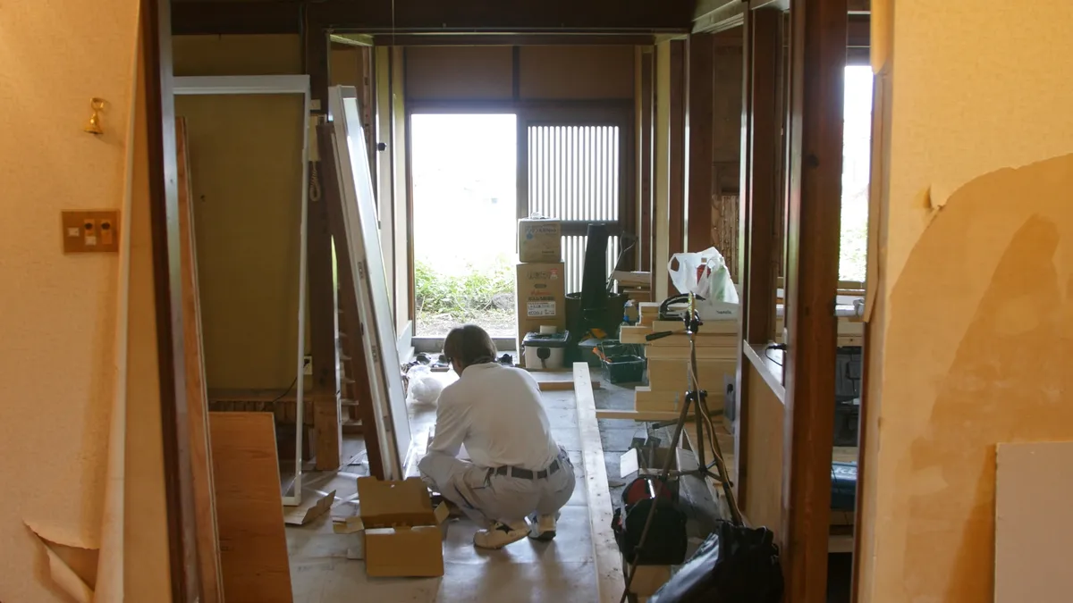 お風呂場作業の様子 - P1110273.jpg