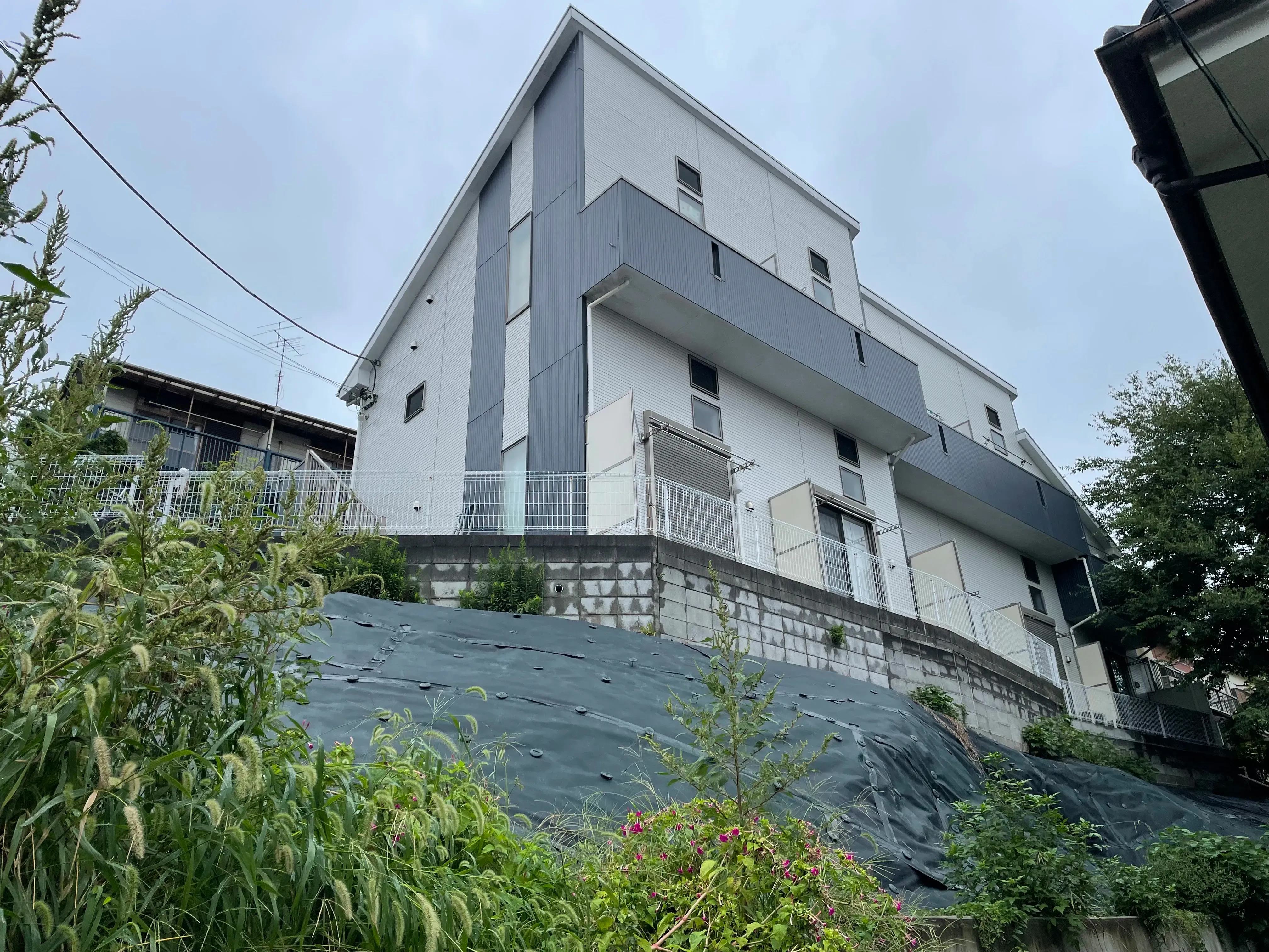 アパートの外壁塗装工事