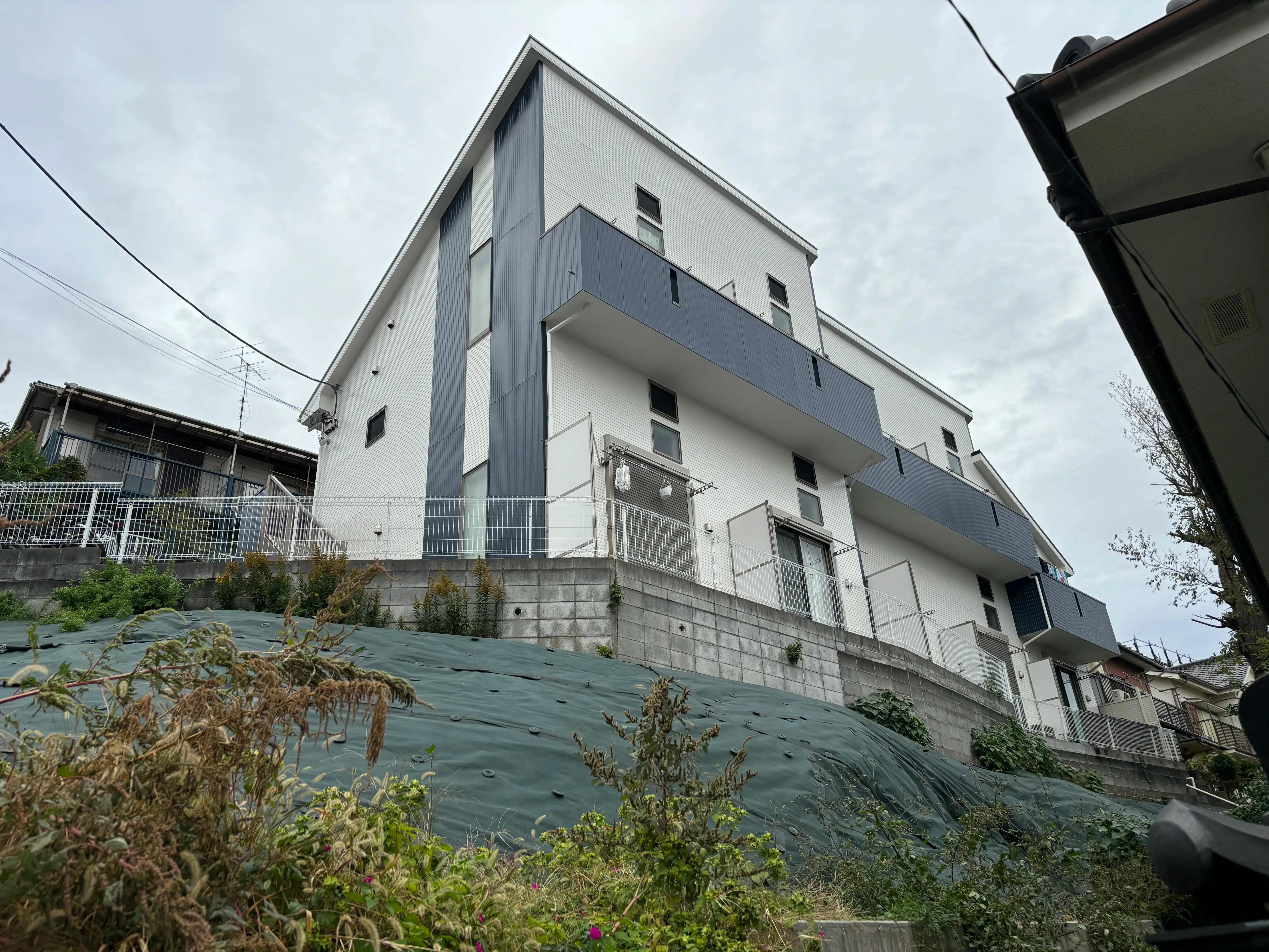 アパートの外壁塗装工事