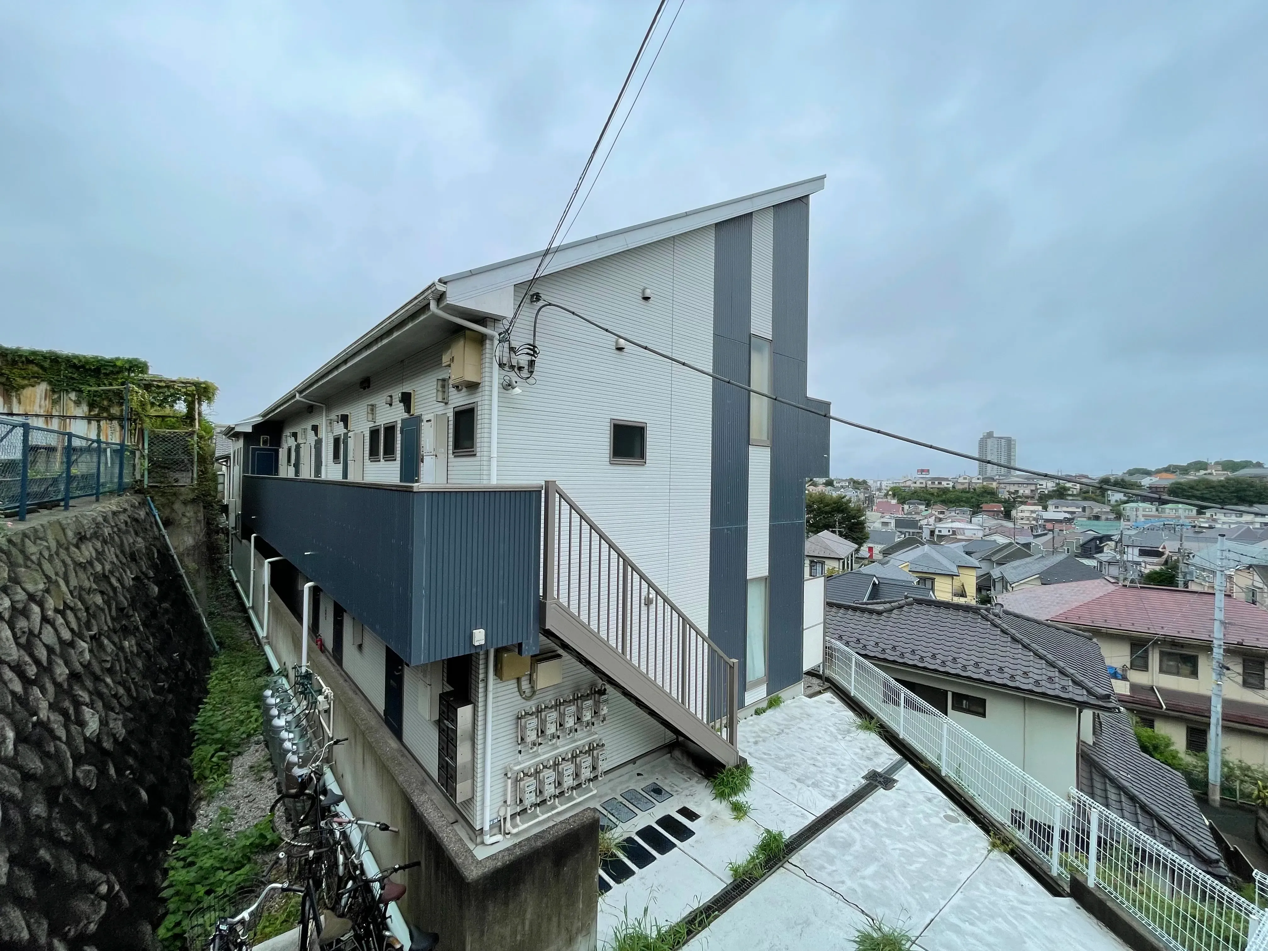 アパートの外壁塗装工事