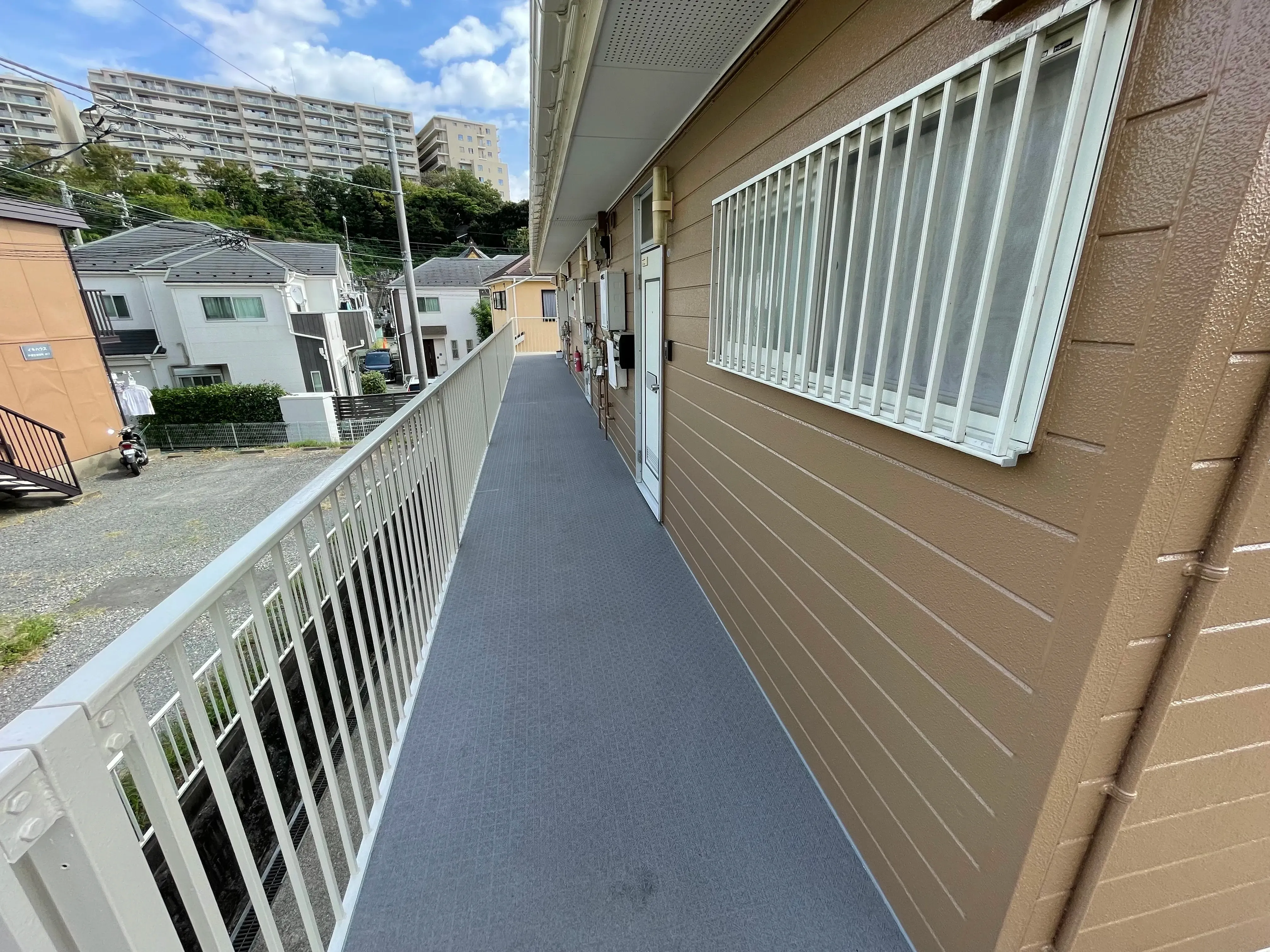 アパートの外壁塗装工事