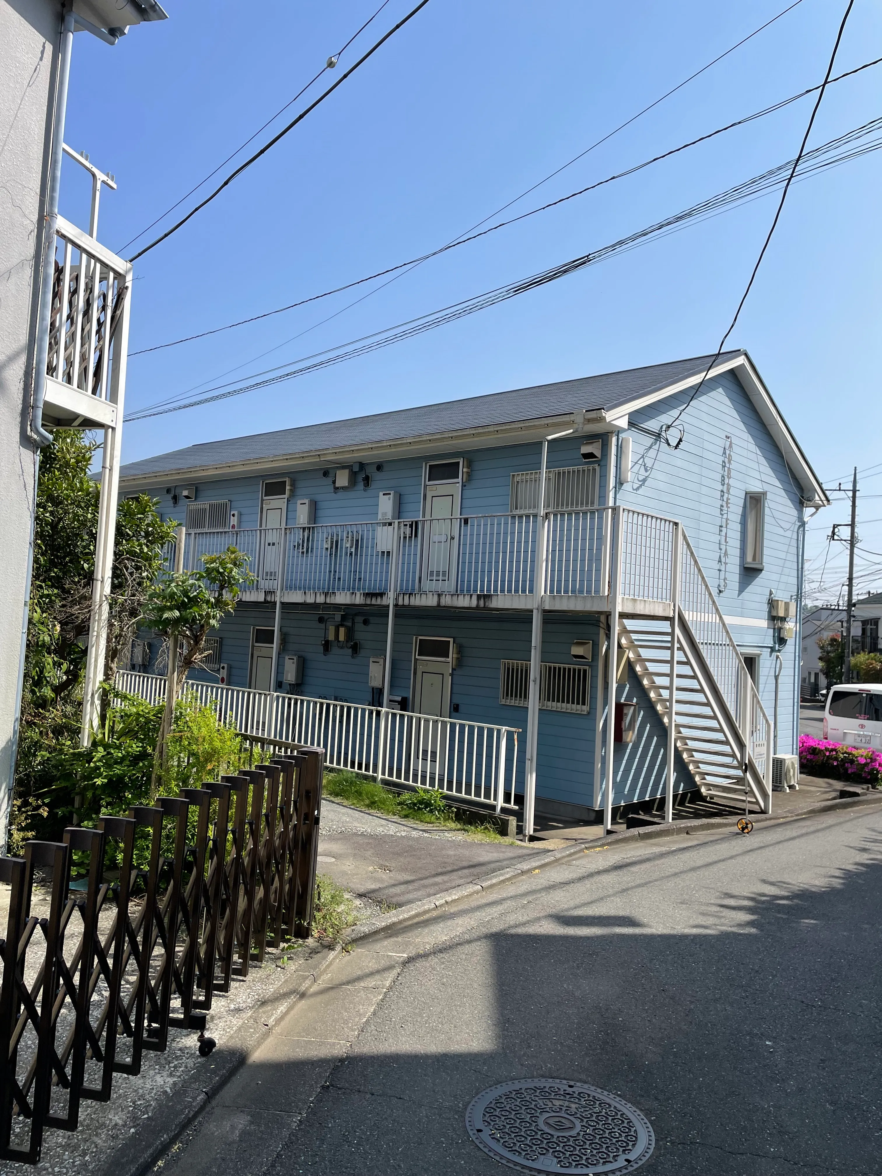 アパートの外壁塗装工事