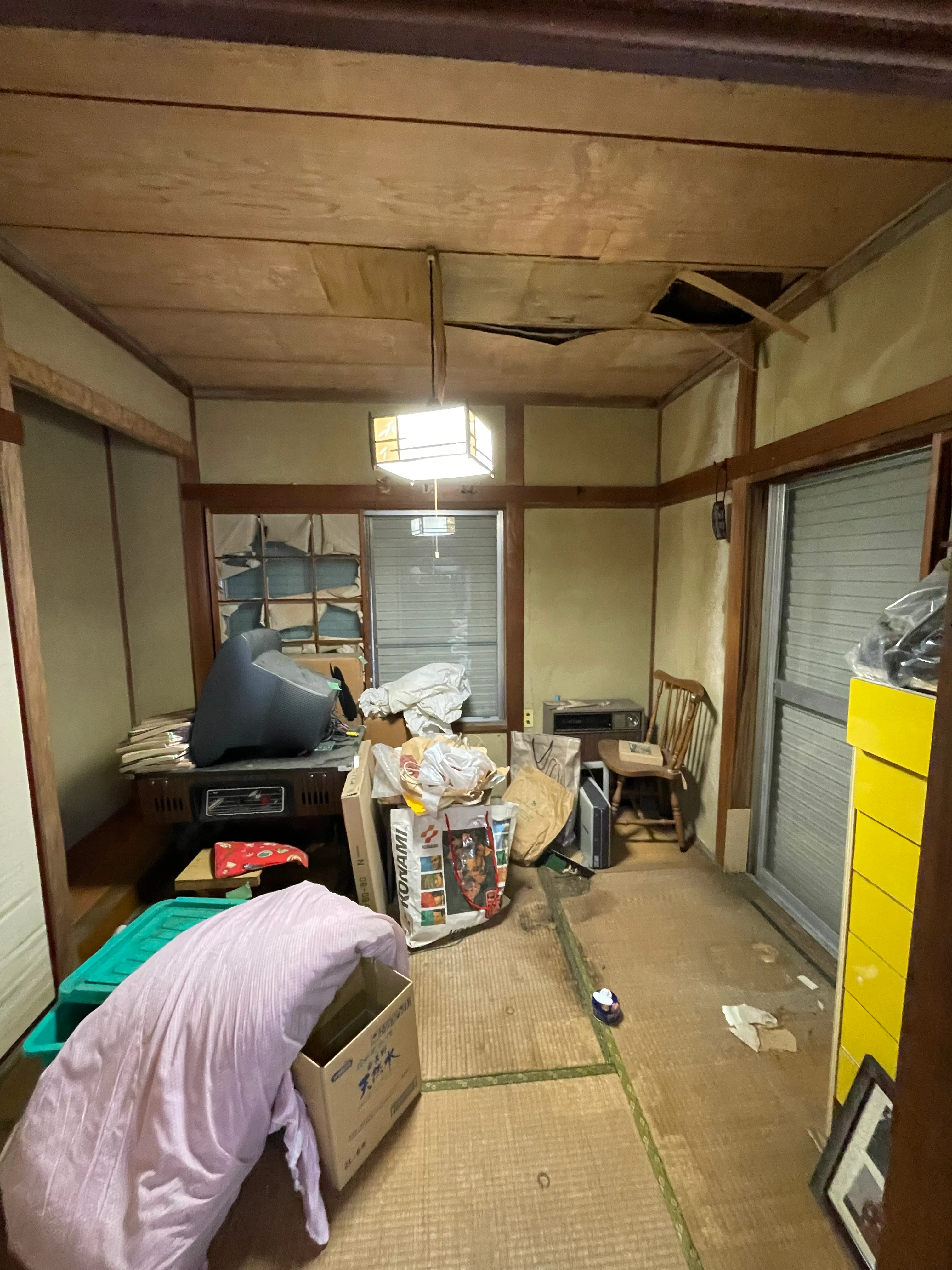 雨漏りして使っていなかった和室の改修工事