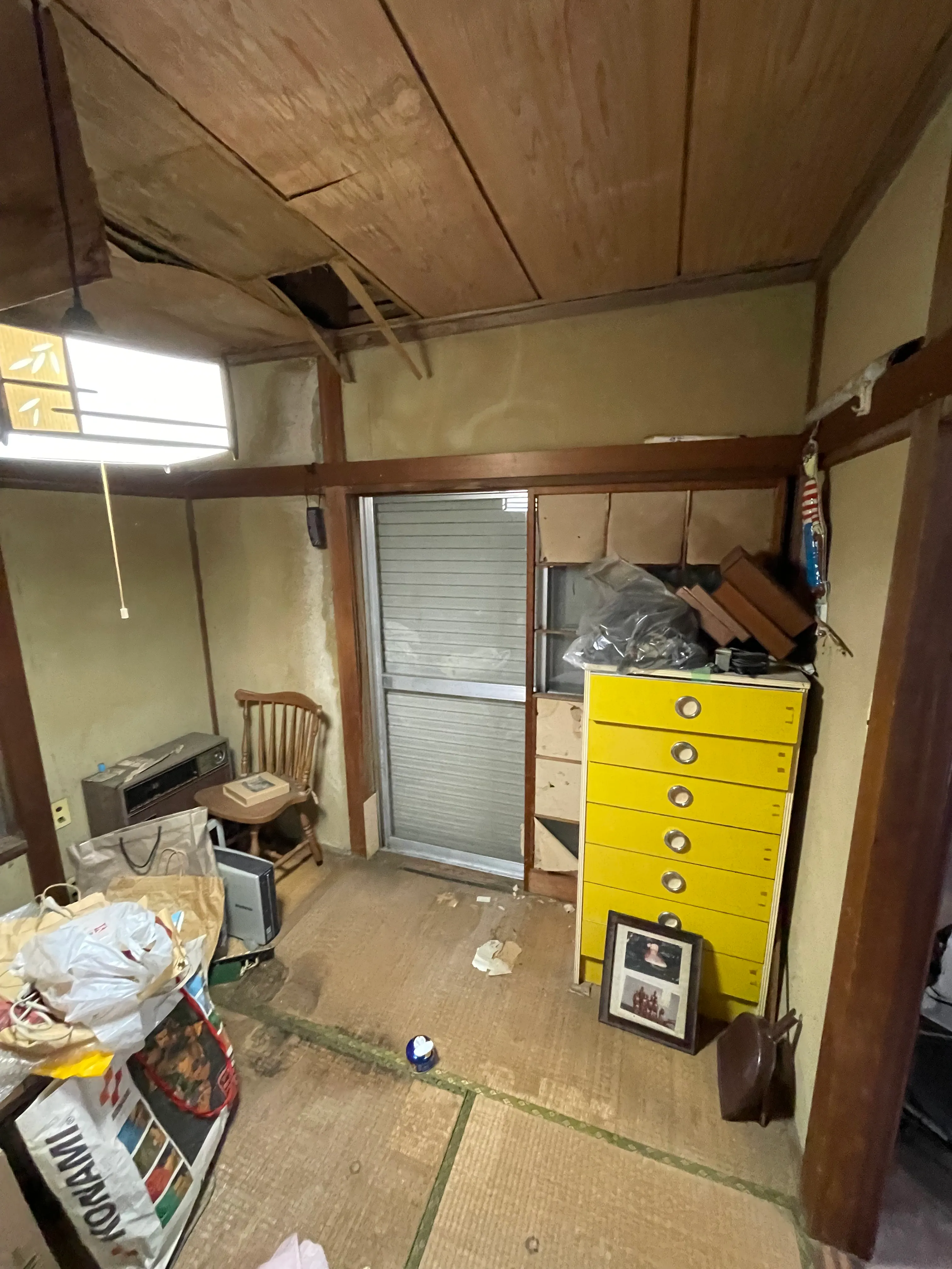 雨漏りして使っていなかった和室の改修工事