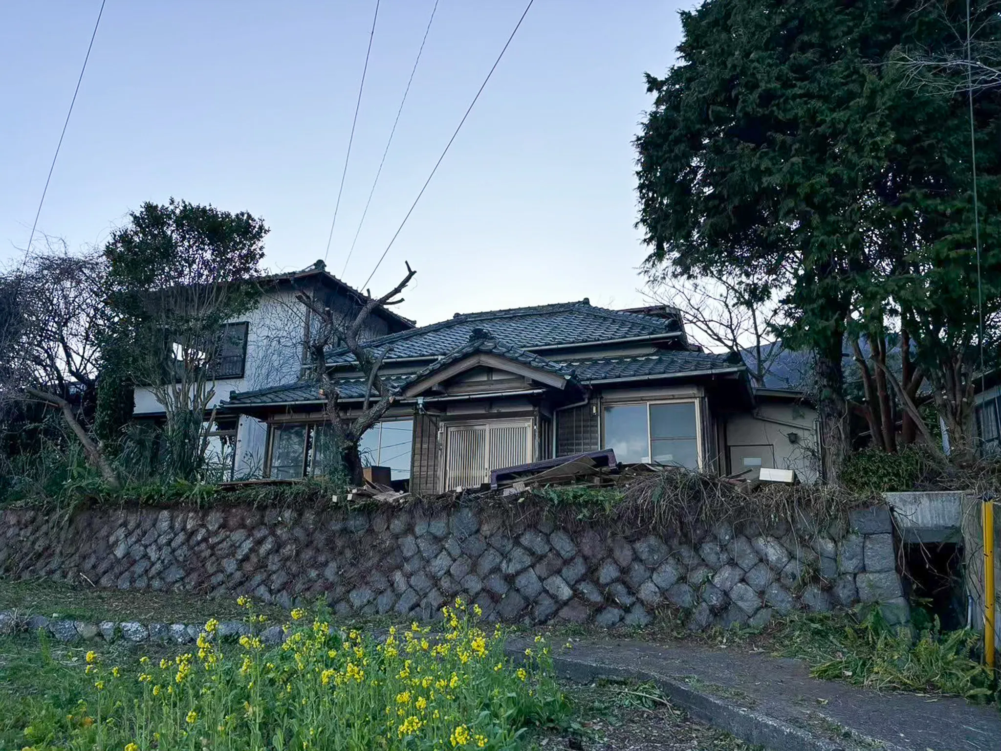 伊豆大川の古民家の改修前外観